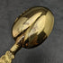 1936 British vintage sterling silver anointing spoon with gold-plated decoration boxed